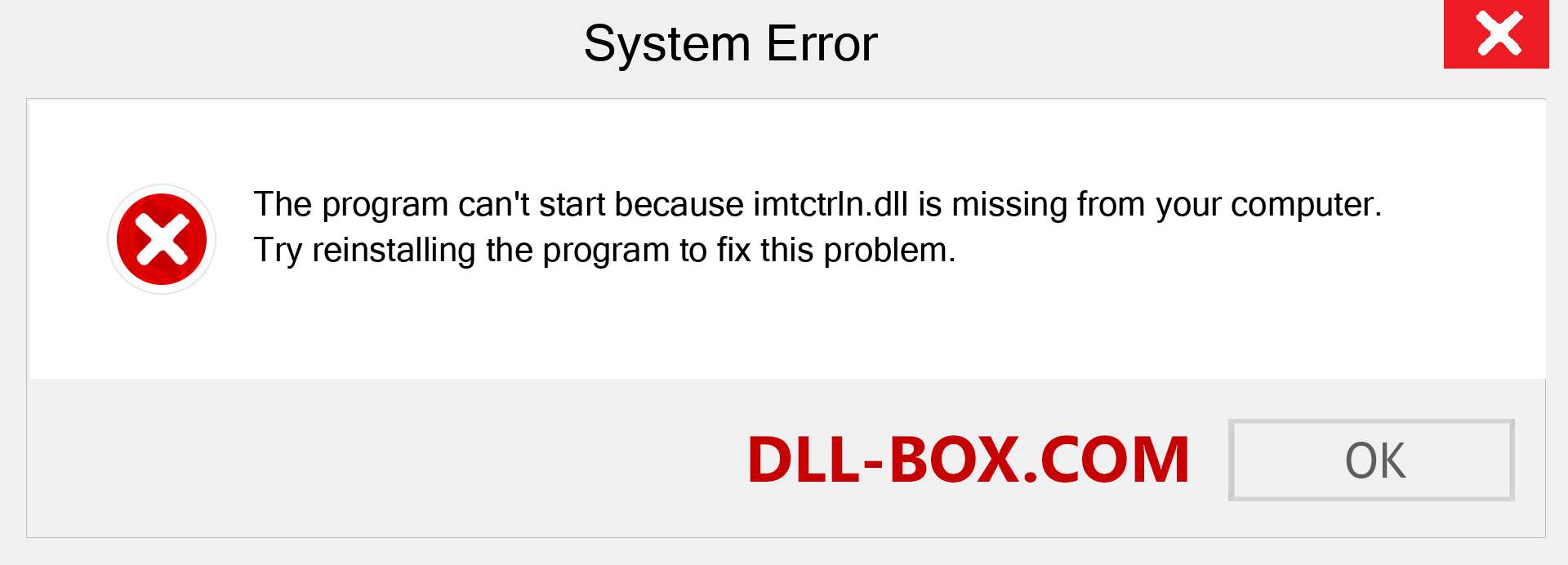  imtctrln.dll file is missing?. Download for Windows 7, 8, 10 - Fix  imtctrln dll Missing Error on Windows, photos, images