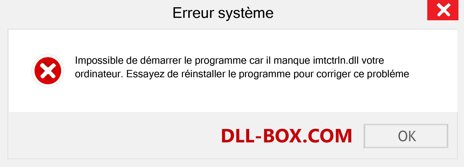 Le fichier imtctrln.dll est manquant ?. Télécharger pour Windows 7, 8, 10 - Correction de l'erreur manquante imtctrln dll sur Windows, photos, images